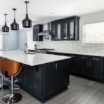 Black Kitchen Cabinets