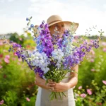 Larkspur July Birth Flowers