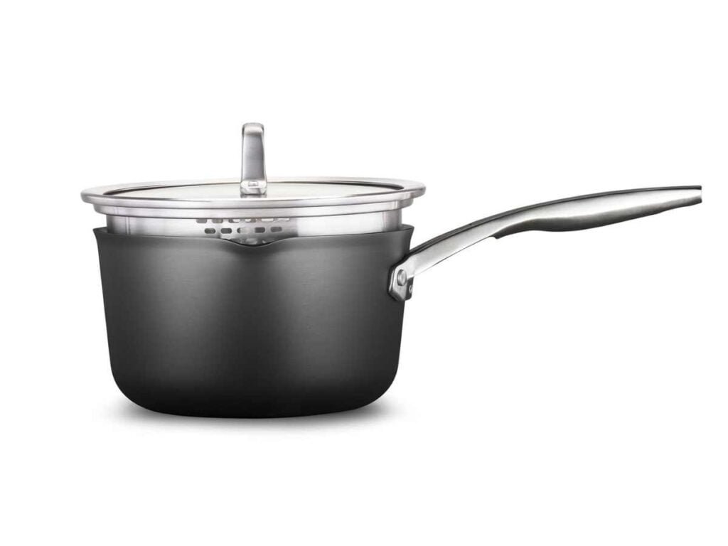 Calphalon Premier Hard-Anodized Nonstick 3.5-Quart Sauce Pan