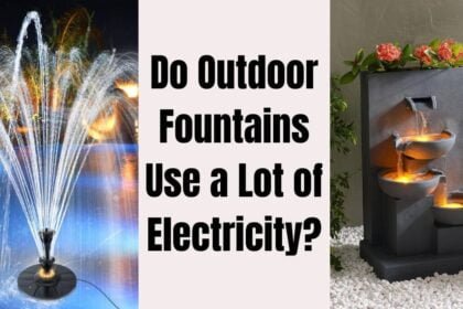 Outdoor Fountains Electricity Cost