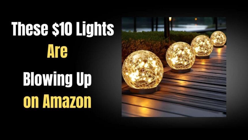 This $10 Outdoor Light Set Will Instantly Transform Your Backyard