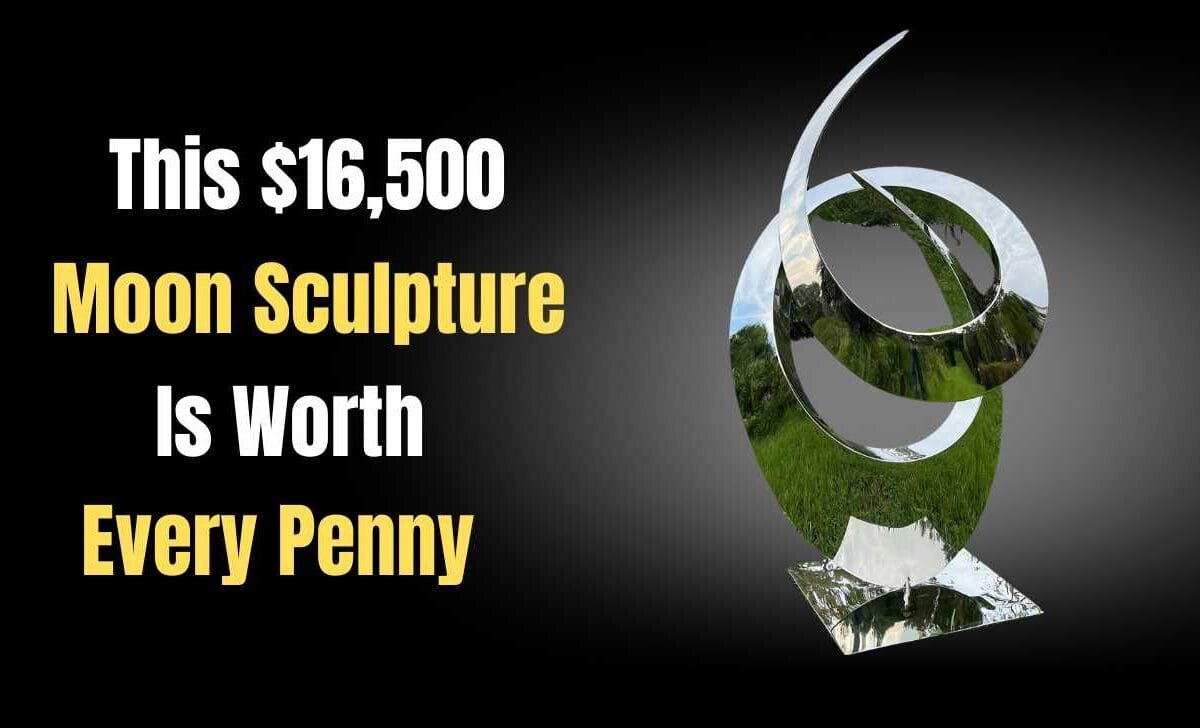 This $16,500 Moon Sculpture Is Worth Every Penny for Your Outdoor Space