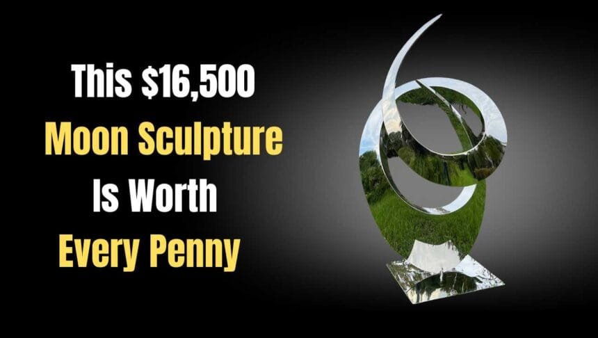 This $16,500 Moon Sculpture Is Worth Every Penny for Your Outdoor Space