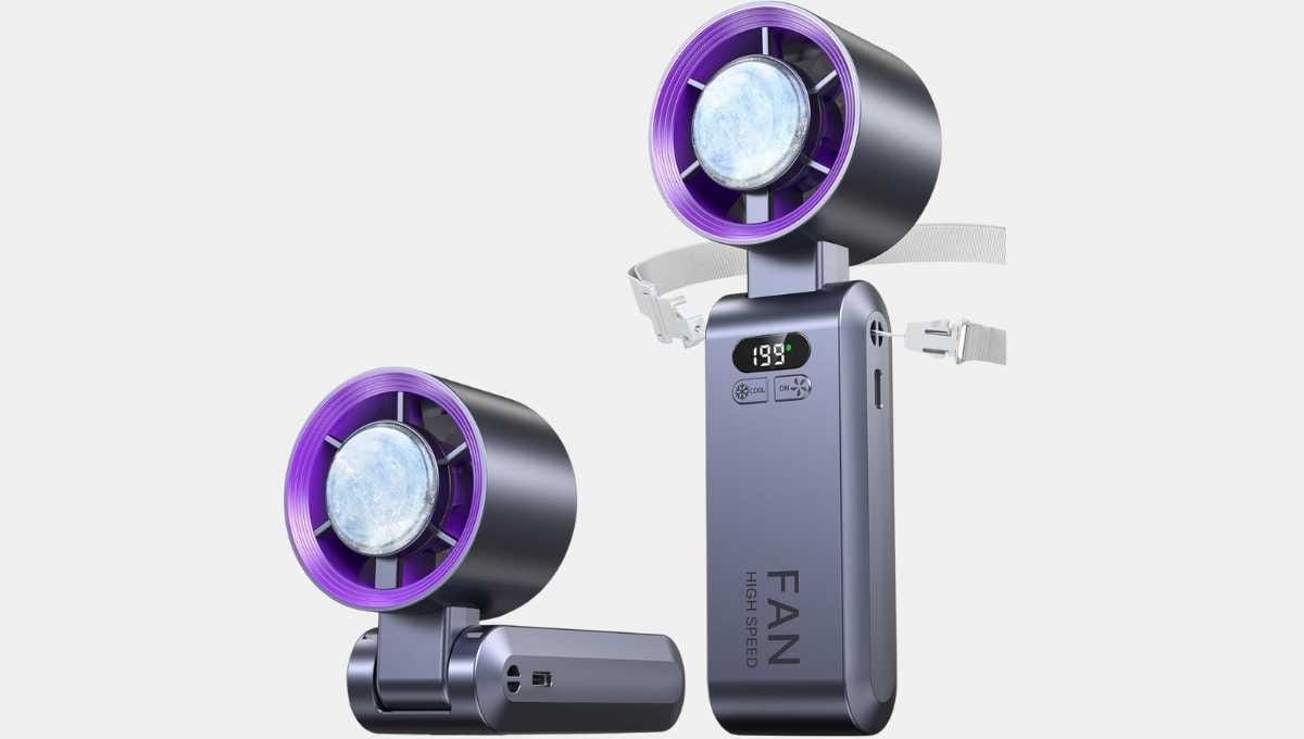 Stay Cool Anywhere in This Summer with the Handheld Turbo Fan