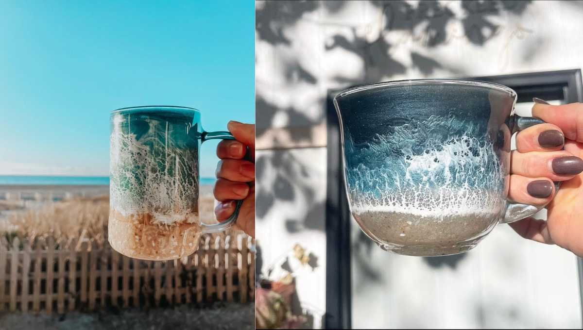 This Coffee Mug Looks Like the Ocean
