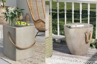 Turn Heads with This Stunning Modern Outdoor Side Table for Your Backyard
