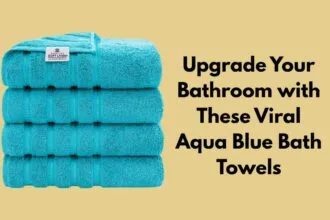 Upgrade Your Bathroom with These Viral Aqua Blue Bath Towels
