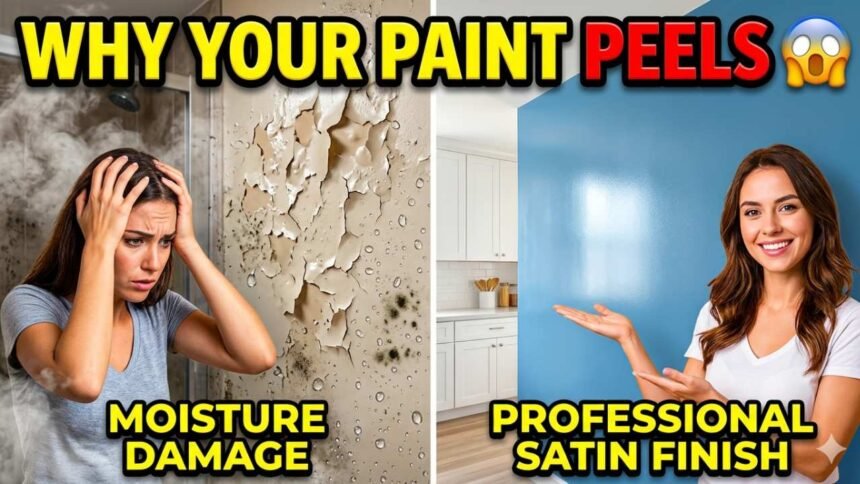 Interior house painting for kitchens and bathrooms